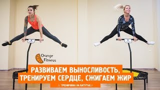 Тренировка на батуте в Orange Fitness Краснодар