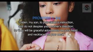 Proverbs 1: Listen, my son, to your father's instruction Wealth