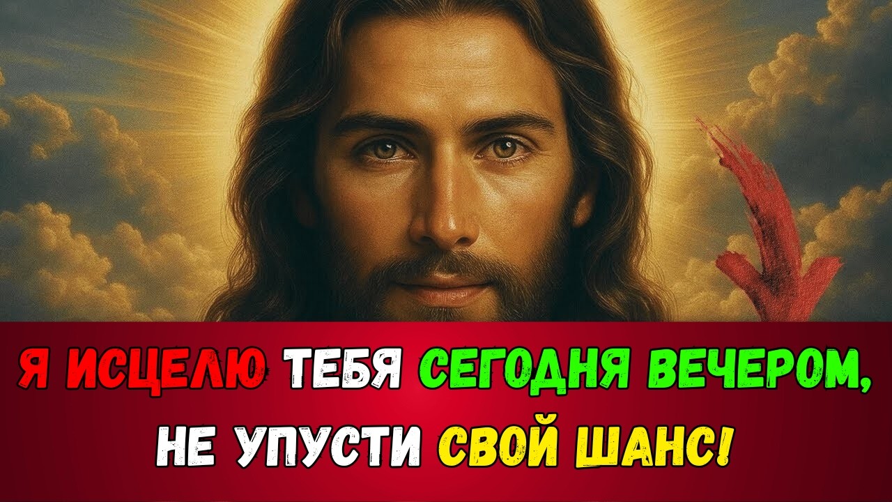 Бог говорит: «Сегодня вечером я стану твоим врачом (исцеляющим)» 👆 | Иисус Христос