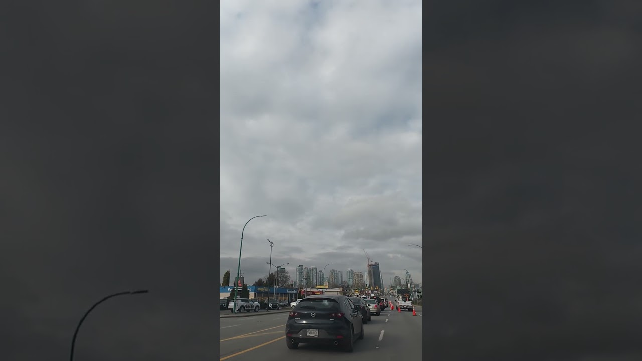 Driving Through Kingsway , Burnaby