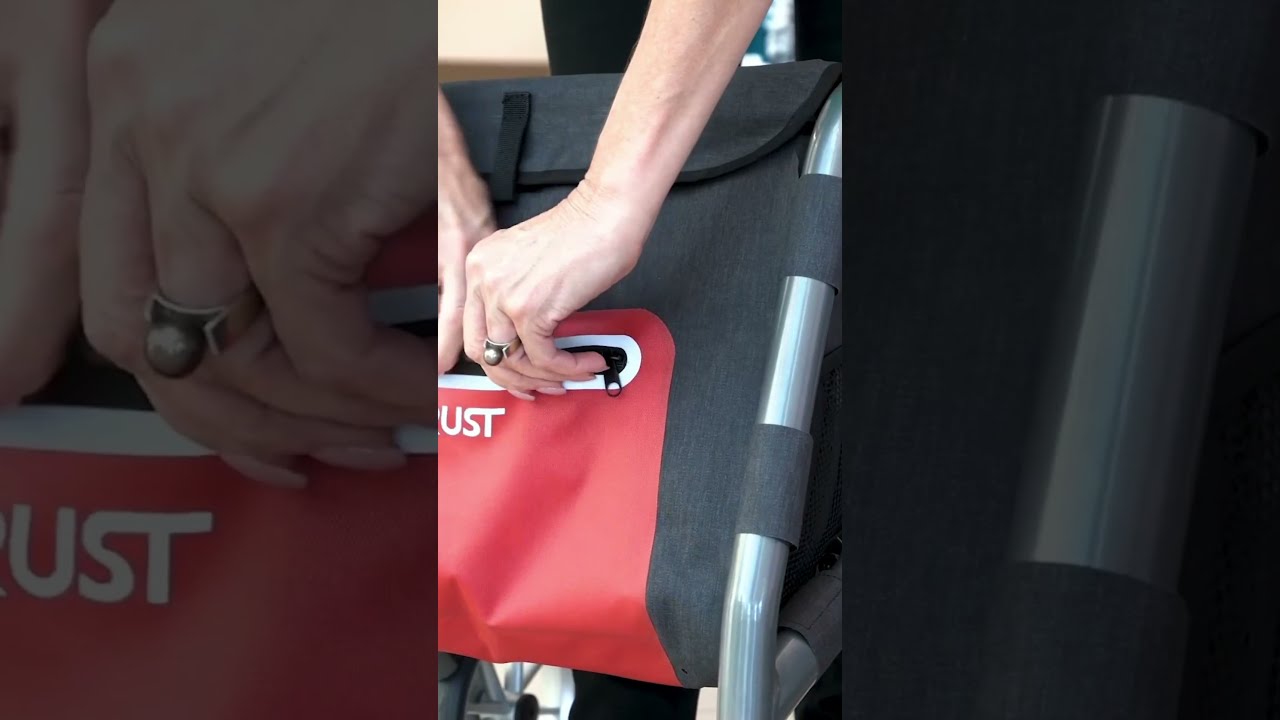 Let S Shop Rollator Of Trust Care Shopping With Large Bag