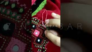 Learn beautiful hand embroidery #  #balochiembroidery #fashion