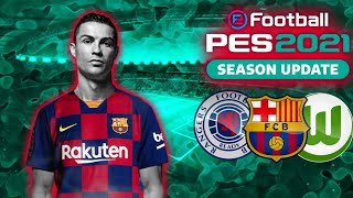 Novo FTS 21 mod PES 2021 100% atualizado