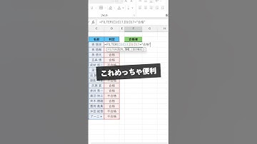 【Excel】FILTER関数の使い方！