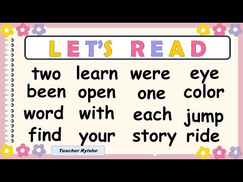 NEW SIGHT WORDS AND PHONICS READING NEW WORDS FOR GRADE 3 BASIC SIGHT WORDS FOR GRADE 3 NRP 