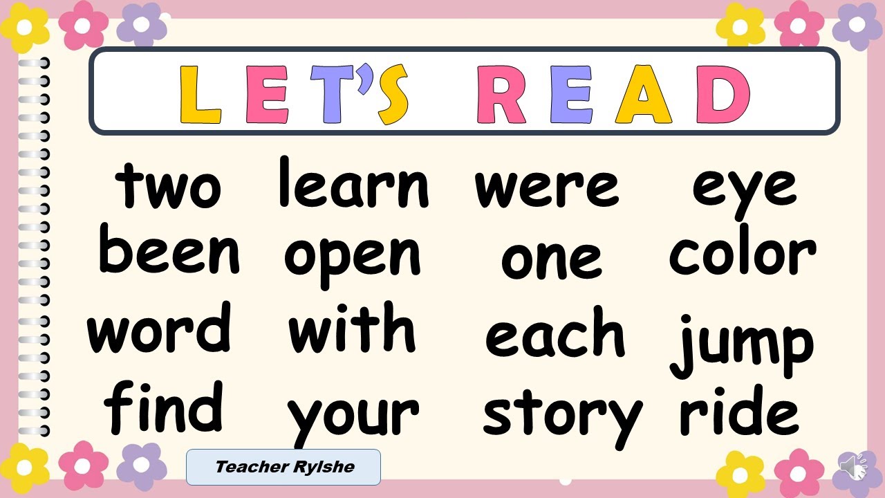 NEW SIGHT WORDS AND PHONICS READING | NEW WORDS FOR GRADE 3 | BASIC SIGHT WORDS FOR GRADE 3 | NRP