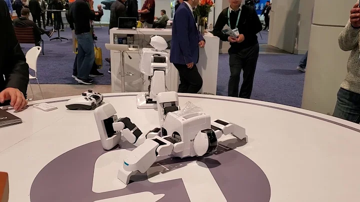 A dancing robot at CES2020