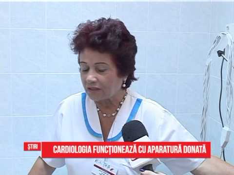 Cardiologia funcţionează cu aparatură donată