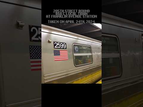 R68 C Local Train @ Franklin Avenue Station #mtasubway #nycsubway #nyc #newyorkcity #subwaytrain