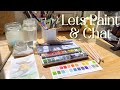 Painting  chatting  mini case for making watercolor review