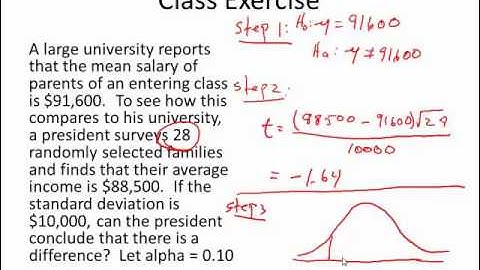 hypothesis test single mean critical value method small sample sigma unknown part 3