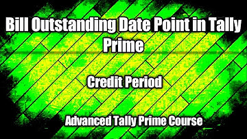 Tally Prime Bill Due Date Point || Check Credit Days During Voucher Entry || Debtors Due Balance.