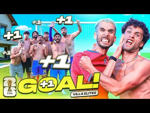 ⚽ 1v1 ADD A PLAYER EVERY GOAL at VILLA ELITES! (ft. NAPOLI CREATORS and SIMONE CRISPO)