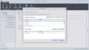 How to set privileges for a project in OpenLab CDS