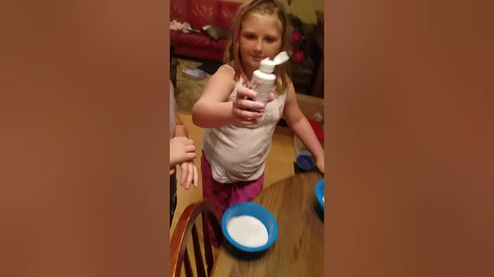Addison Honold and Audrey Simons make slime