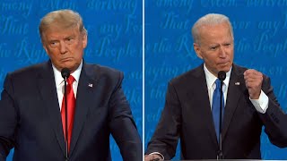 Trump and Biden clash on pandemic, economy during final presidential debate