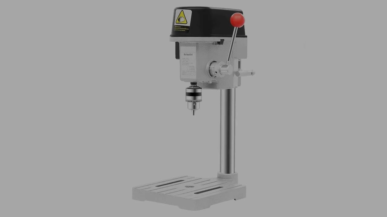 A must-have product! 340W Mini Bench Drill Press, 3-level Adjustable Speed Corded Mini Table Drill