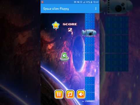 Space alien flappy