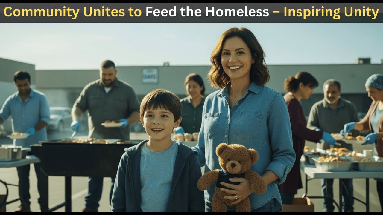 Community Unites to Feed the Homeless – Inspiring Unity - YouTube