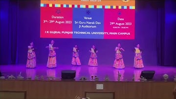 Gujarati Dance by students of IKGPTU