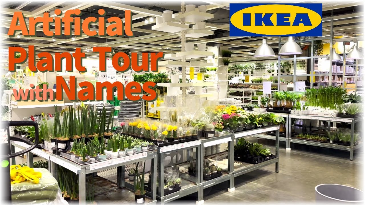 IKEA Plants Shopping May 2023/ Artificial Plant Tour with Names/ Clearance Sale Home Decoration