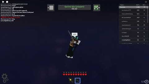 Roblox|Creeper Chaos|LOL WTF IM GLITCHING (INF floating glitch)