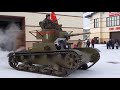 Выезд Т-26 из танкового корпуса.