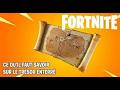 FORTNITE QUETES OG FOUILLER UN COFFRES AU TRESOR ENTERRE