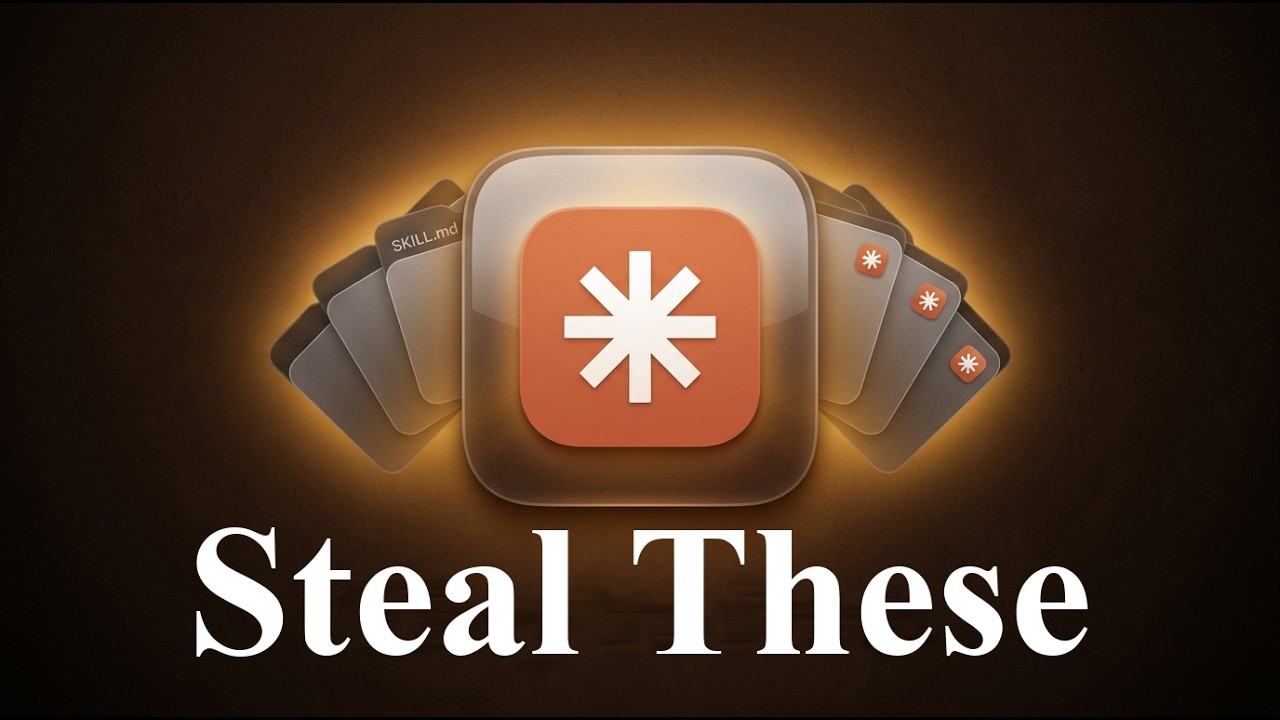 7 Claude Cowork Skills I Can't Live Without (steal them)