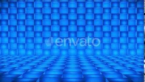Broadcast Passing Hi-Tech Cubes Wall Stage 01 | Motion Graphics - Envato elements