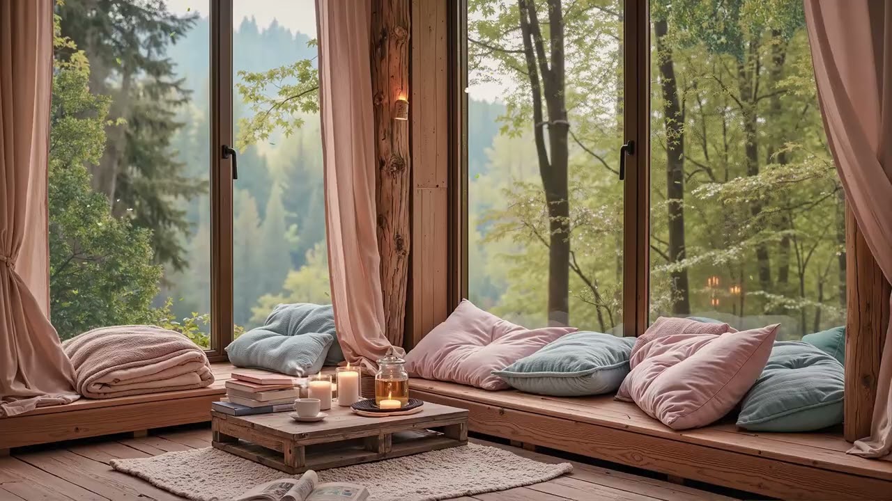 Luxury Spring Cabin Jazz 🌸 Elegant Smooth Jazz for Calm Mornings, Focus & Cozy Evenings