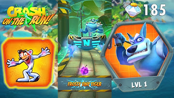 Crash On the Run Power GEM 185!! VS Frosty Tiny Tiger