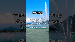 A girl suddenly stops talking to you... #trending #shorts #psychologyfacts #girlfacts