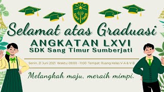 Graduasi SDK Sang Timur Sumberjati 2021 Graduasi SDK Sang Timur Sumberjati 2021