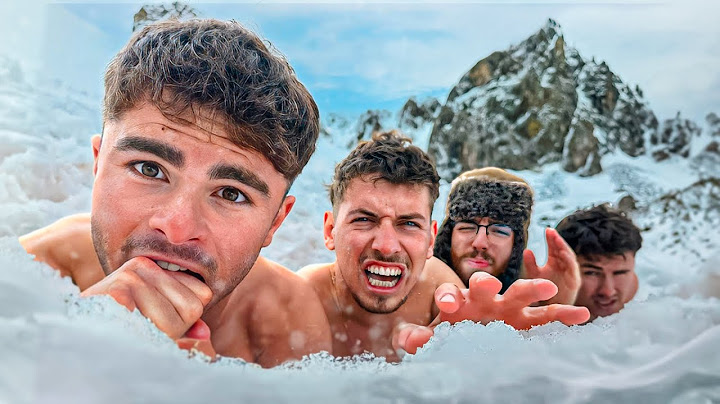 Le Dernier Qui Sort de la Neige Gagne ! (Sans Vêtements)