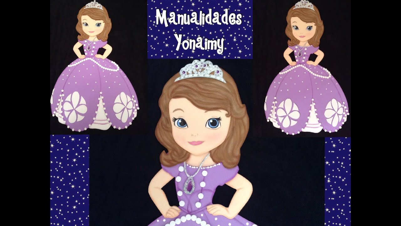 SOFIA EN FOAMY O GOMA EVA .-  SEGUNDA PARTE   2/2 .