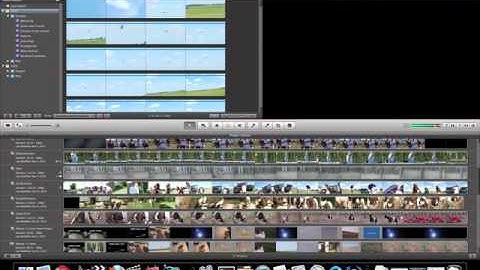 iMovie 11 scroll test