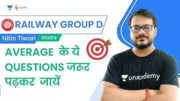 Average Most Important Questions | Railway Group D | Nitin Tiwari | Wifistudy studios
