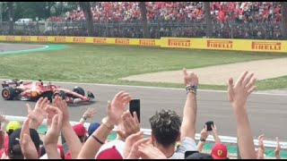 GP Imola 2024 F1 Vertappen Norris Leclerc dalle tribune ultimi giri by gibomber 846 views 12 days ago 1 minute, 19 seconds