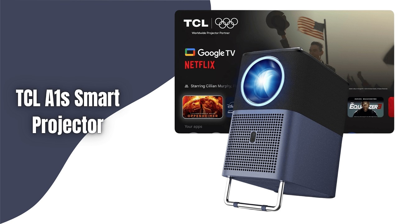 TCL A1s Smart Projector Review | Portable 1080p Projector with