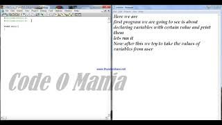 Basic C Programming | Video 4 |Examples on Variables, Performing Basic Arithmetical Operations