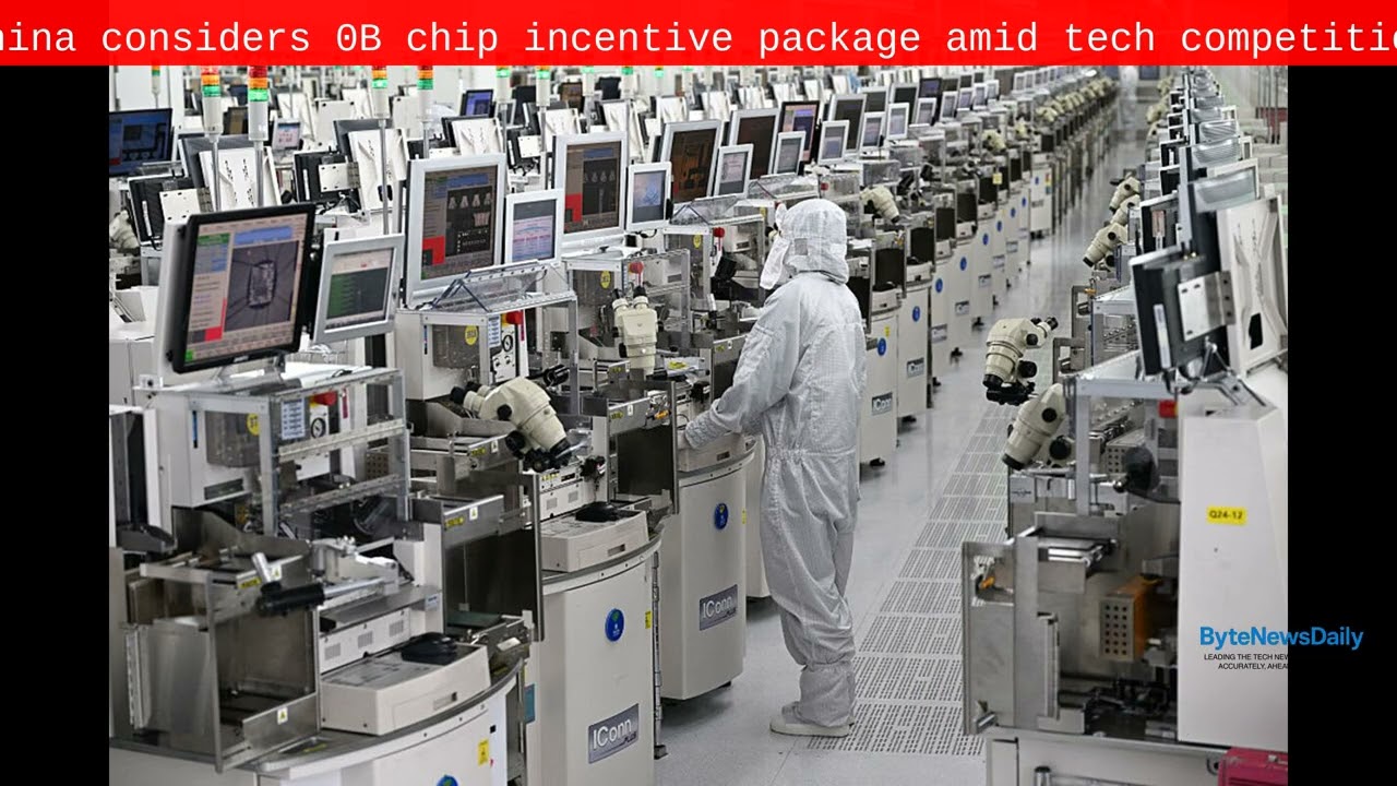 China considers $70B chip incentive package amid tech competition - Byte News Daily