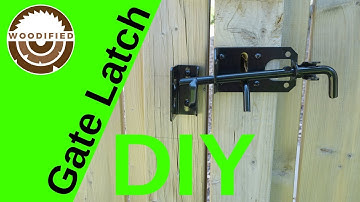 How To Install A Gate Latch On A Wood Fence