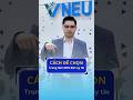 Cách để chọn trung tâm DHN Đức uy tín #vneu #visaduhoc #duhọcnghềđức #duhocduc