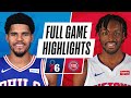 76ERS at PISTONS | FULL GAME HIGHLIGHTS | January 25, 2021