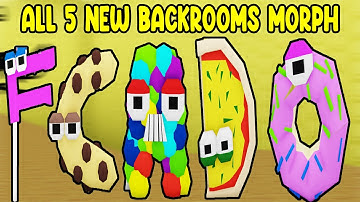 UPDATE - How To Find ALL 5 NEW BACKROOMS MORPHS in Find The Backrooms Morphs