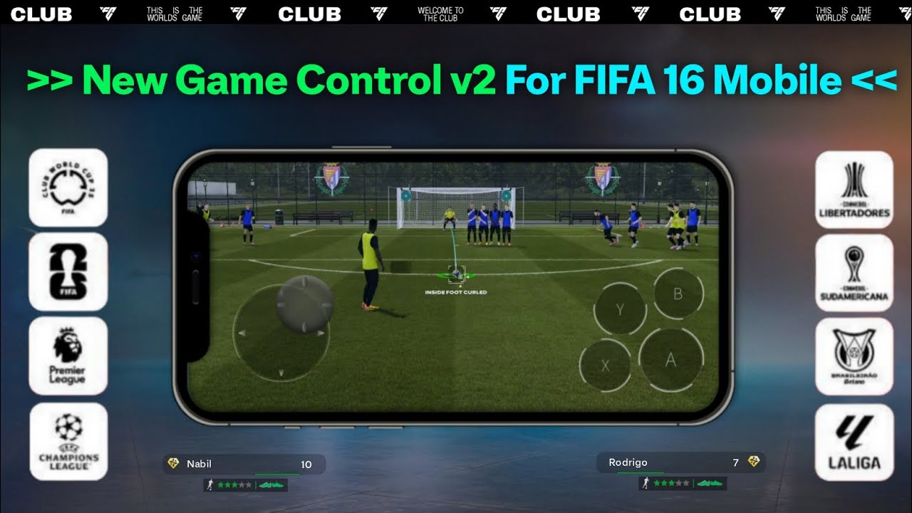 New Game Control v2 FIFA 16 Mod FC 26 Android 