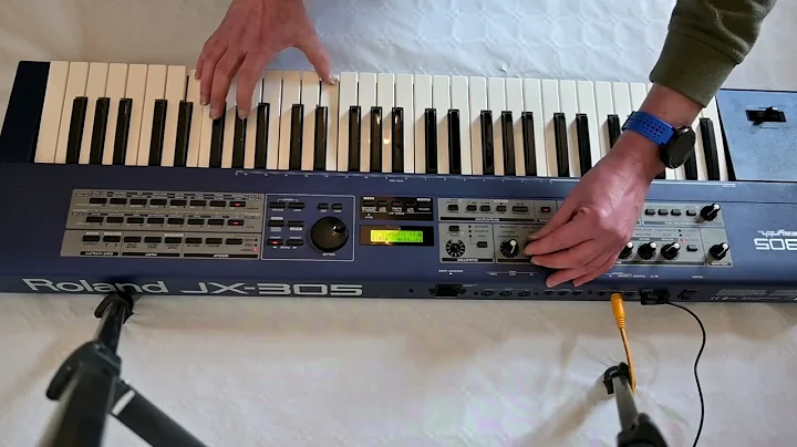 Roland JX-305, just showing condition before sale