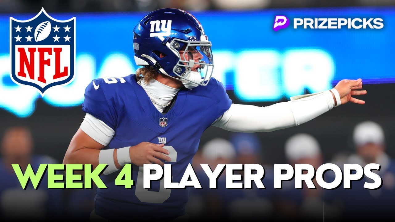 NFL Week 4 BEST Bets & Props (Don’t Miss These!)