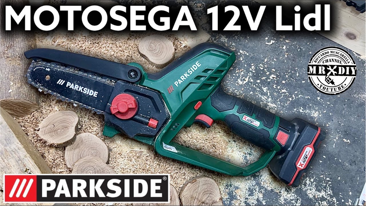 Parkside 12V lidl rechargeable chainsaw. PGHSA 12 A1. Mini